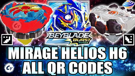 Mirage Helios H Qr Code Gaianon G Qr Codes Beyblade Burst Surge App