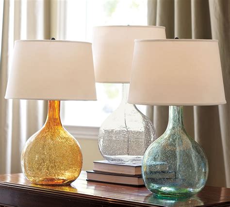 Illuminate Your Dwelling In Warmth And Style With Pottery Barn Glass Lamps Warisan Lighting