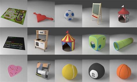 Whether you want to decorate, design or create the house of your dreams, home design 3d is the perfect app for you: 195 Children's IKEA models for Sweet Home 3D | 3deshop by Scopia