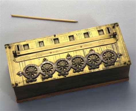 Pascals Calculating Machine 1642 Replica Made By E Rognon In 1926