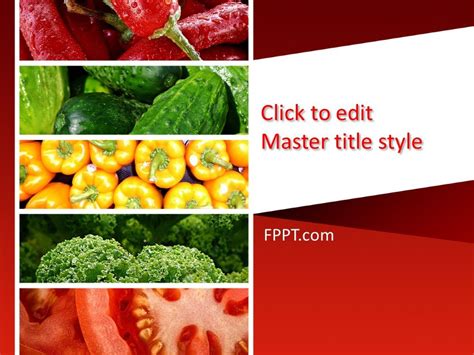 Free Organic Vegetables Powerpoint Template Free Powerpoint Templates