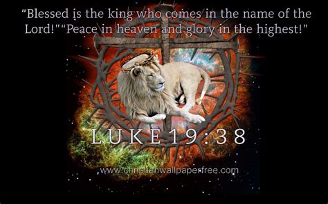Luke 19 Verse 38