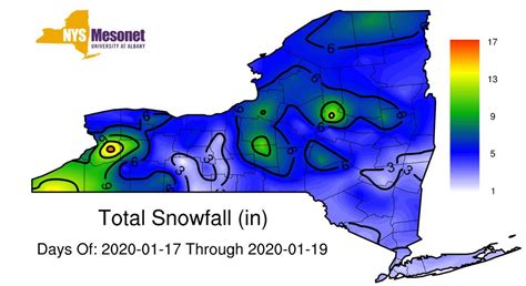How Much Snow Fell In Upstate Ny Weekend Storm Jan 17 19