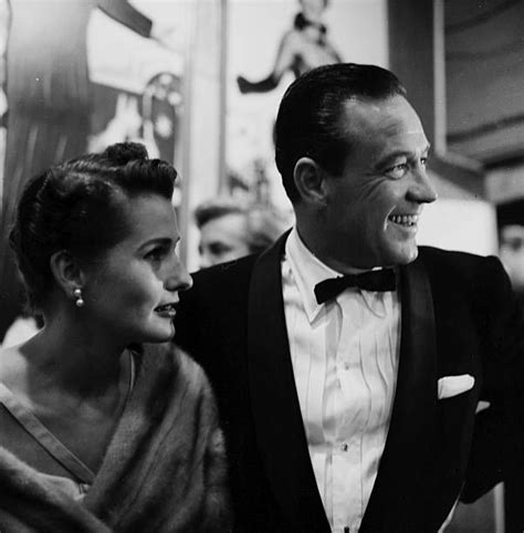 1955 Actor William Holden With His Wife Brenda Marshall Attend A