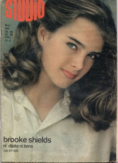 Brooke Shields Covers Studio Magazine Yugoslavia July 1981 Brooke