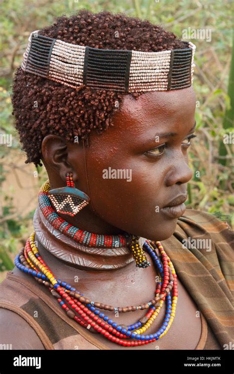 Hamar Tribe Woman In Hamar Village South Omo Ethiopia Stock Photo Alamy