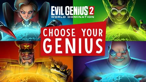 Evil Genius 2 World Domination Choose Your Genius Herné Video