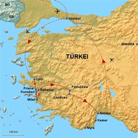 Stepmap Türkei Landkarte Für Asien