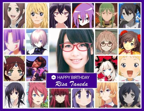 Funimation Anz On Twitter Happy Birthday To The Talented Japanese Va ~ Risa Taneda 🎂 🌷