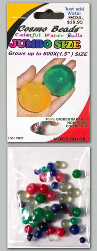 Eco Novelty Recalls Jumbo Size And Jumbo Multipurpose Cosmo Beads Toys