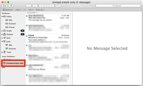 Show Only Unread Emails In Mail For Mac Os X