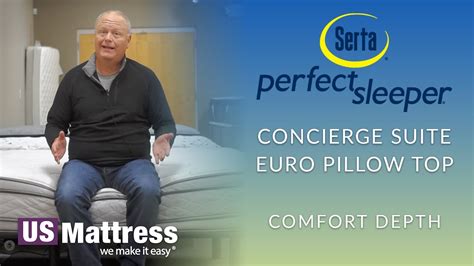 Serta Perfect Sleeper Hotel Concierge Suite Euro Pillow Top Double