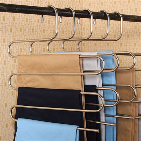 Check spelling or type a new query. S Type Clothes Pants Trouser Hanger Multi Layers Storage ...