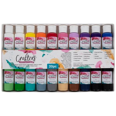 All-Purpose Acrylic Paint - 20 Piece Set | Hobby Lobby | 2092211