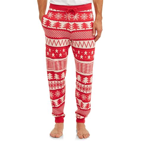 Holiday Time Holiday Time Mens Christmas Sweater Knit Jogger Pants