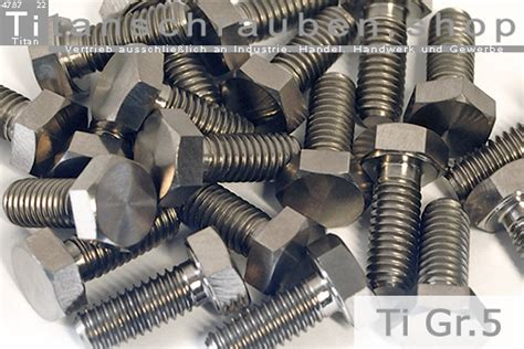 Maybe you would like to learn more about one of these? Titanschrauben | Außensechskant | Silber | Gr. 5 | M10 ...