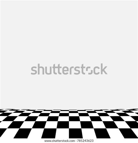 Abstract Checker Background Perspective Stock Vector Royalty Free