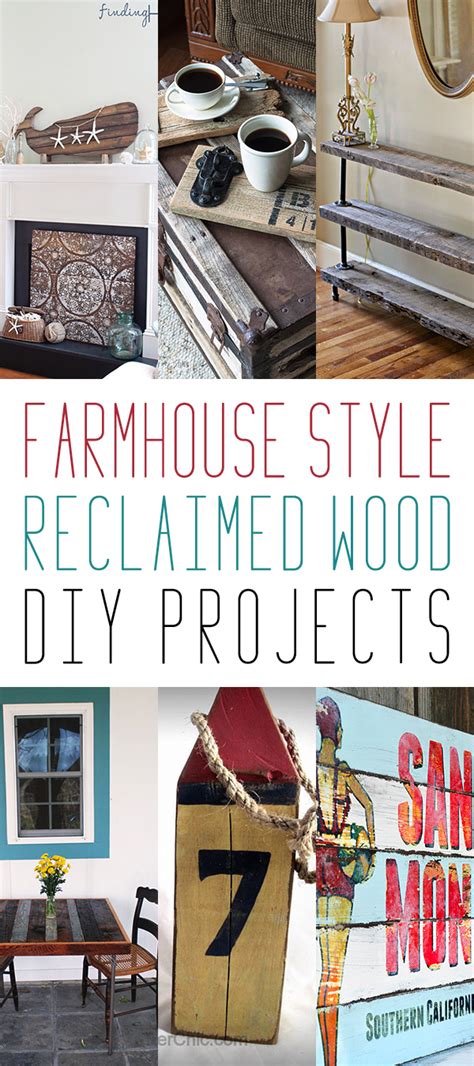 Farmhouse Style Reclaimed Wood Diy Projects The Cottage Market