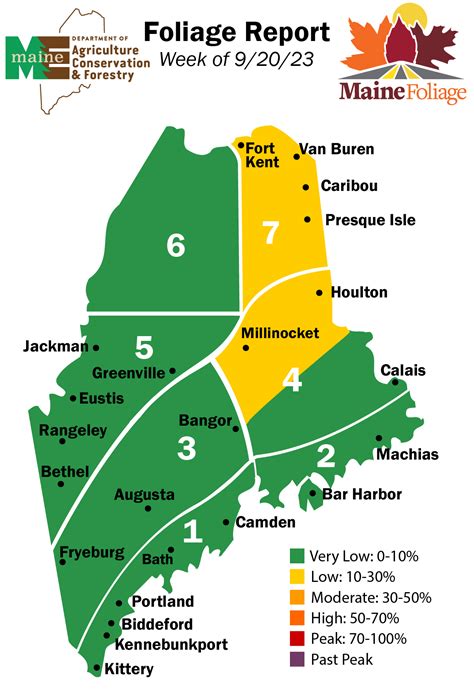 Maine Foliage Weekly Report - September 20, 2023