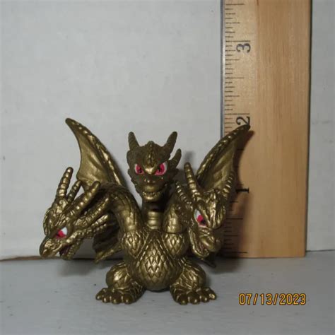 King Ghidorah Godzilla Chibi 2 Vinyl Figure Bandai 2013 Toho 1499
