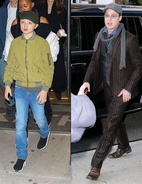 Knox Jolie Pitt Looks Identical To Dad Brad Pitt In His Signature Cap See New Pics Knox