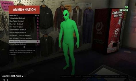 Gta 5 Online Alien Suit How To Get The Alien Suit And Baseball Bat In