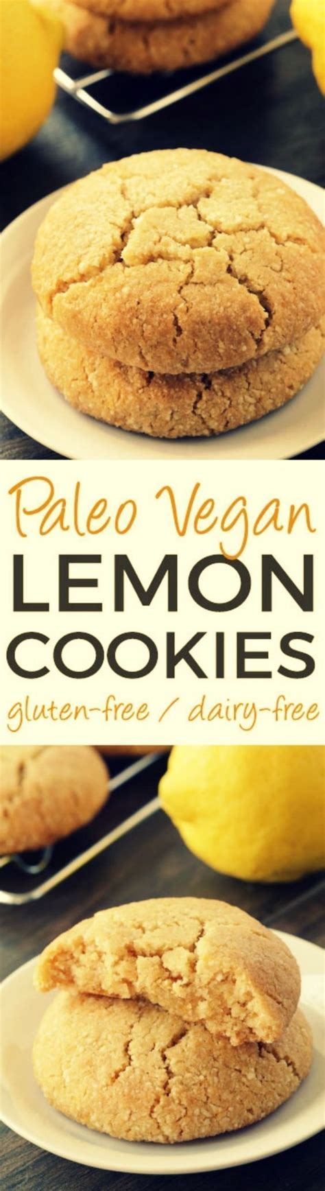 These lemon cream sandwich cookies are a dream! - Paleo Lemon Cookies (vegan, grain-free, gluten-free ...