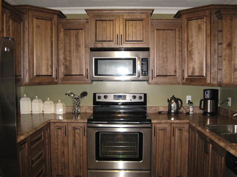 Walnut Stained Oak Kitchen Cabinets Anipinan Kitchen