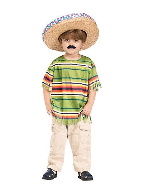 Toddler Mexican Serape Costumi Da Bambina Costumi Fai Da Te