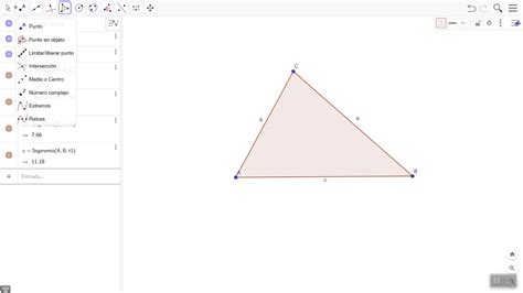 Mediatrices Y Circuncentro De Un Triángulo Con Geogebra Youtube