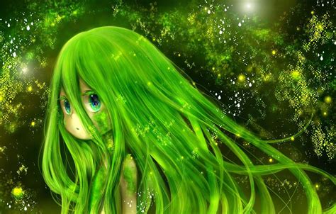 Green Anime Aesthetic Wallpaper Pc