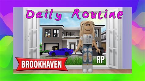 Brookhaven Roblox Daily Routine Youtube
