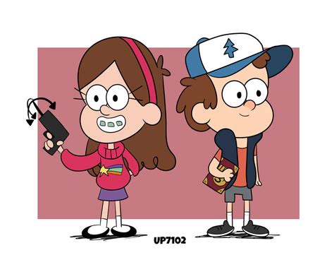 The Pines Twins Dipper And Mabel By Universepines7102 On Deviantart