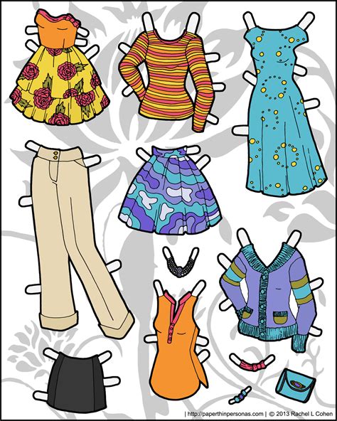 31.08.2019 · each free printable paper doll template comes with clothing and. Playing with Pattern on Ms. Mannequin Paper Doll Clothes | | Paper Thin Personas