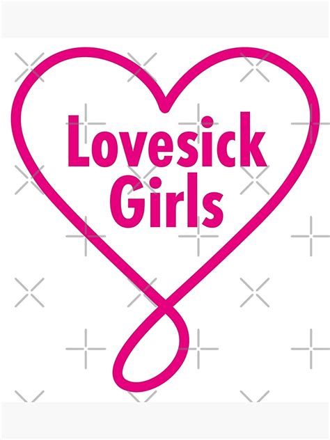 Lovesick Girls Blackpink Pink Love Heart Art Print By Seesaw