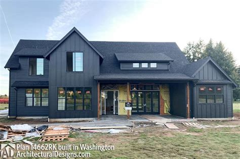 This house is what kicked off the inspiration! Plan 14662RK: Modern Farmhouse Plan Rich with Features in ...