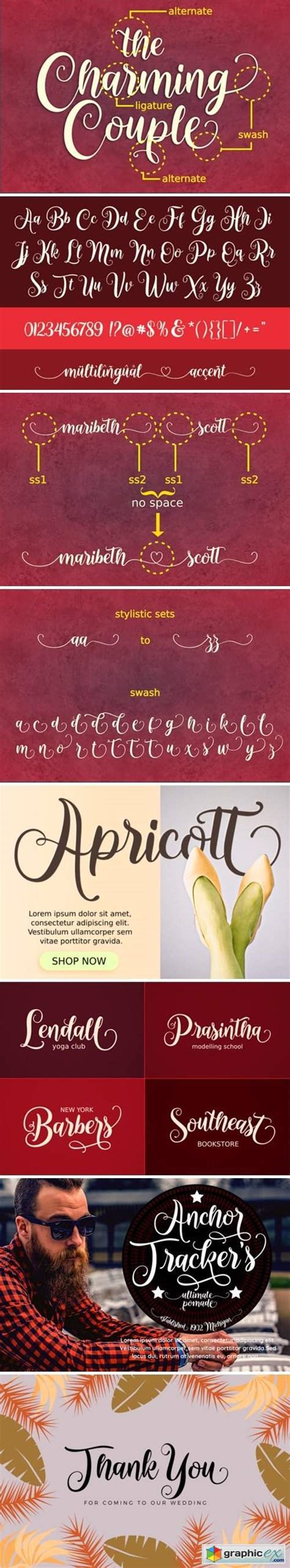 The Charming Couple Font Free Download Vector Stock Image Photoshop Icon