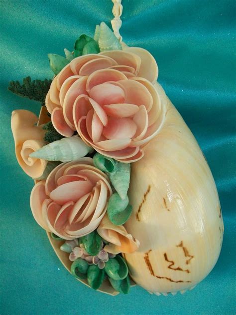 SoftPink Hanging Seashell Garden By Ann Marie S Seashell Art And