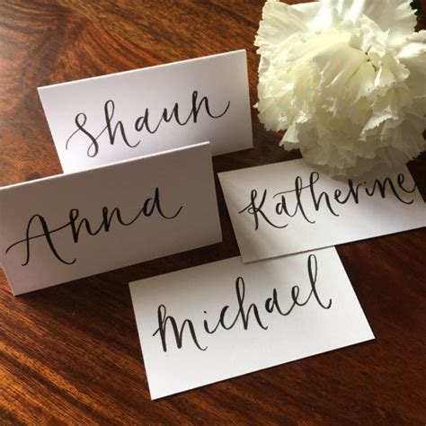 Writing of wedding card, certificates and envelopes by all kind of artistic. These lovely hand written place name cards will add a ...