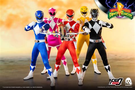 Mighty Morphin Power Rangers Six Pack Collectible Set By Threezero