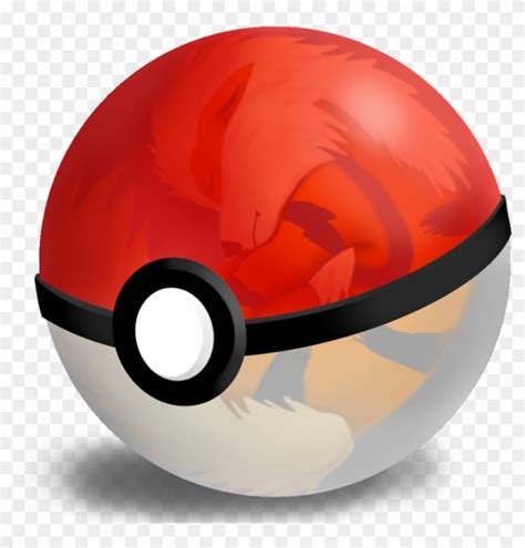 Pokeball This Sphere Object Will Be A Mixture Of Red Pokemon Ball