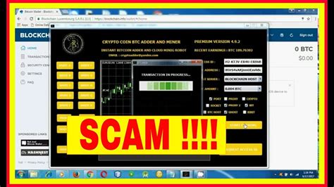 Bitcoin is definitely not a scam. BITCOIN ADDER AND MINER !!! BIG BIG SCAM !!! 2017 - YouTube