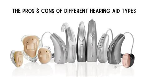 The Pros And Cons Of Different Hearing Aid Types Pacific Northwest