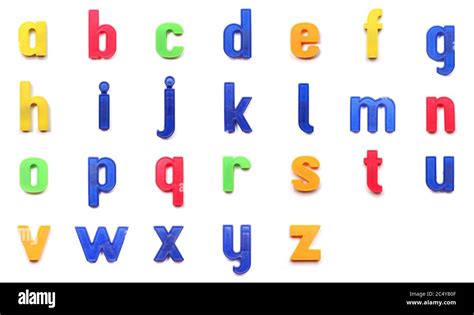 Lowercase Alphabet Letters Cut Out Stock Images And Pictures Alamy