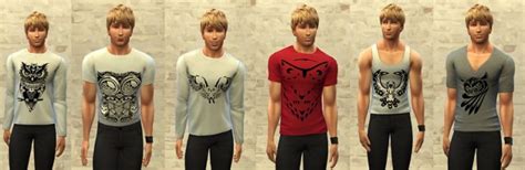 Hibou Tribal Shirt By Bettyboopjade At Sims Artists Sims 4 Updates