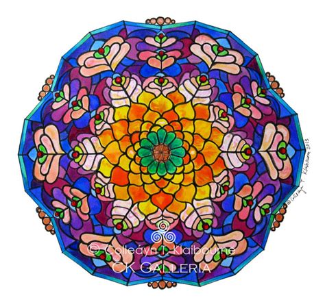 Renewal Wisdom And Protection Mandala Print