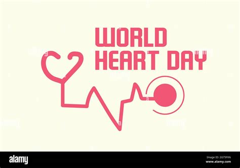 World Heart Day Vector Template Stock Vector Image And Art Alamy