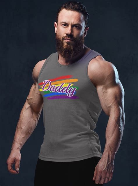 Gay Daddy Adult Tank Top Etsy