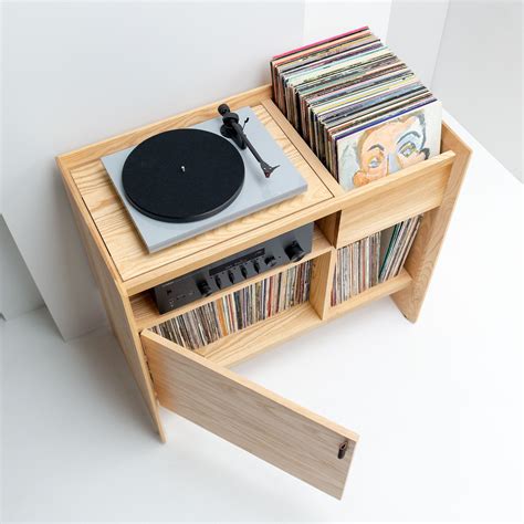 The Unison Record Stand Is The Perfect Entertainment Setup For A