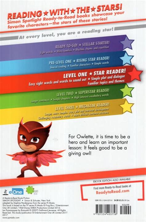 Owlette And The Giving Owl Pj Masks Ready To Read Level 1